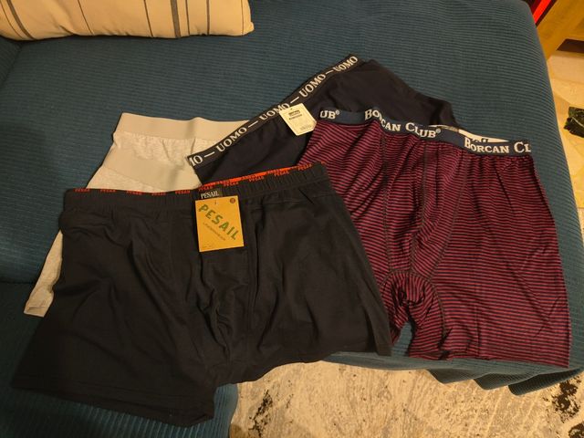 6 mutande uomo Borcan Club & Uomo