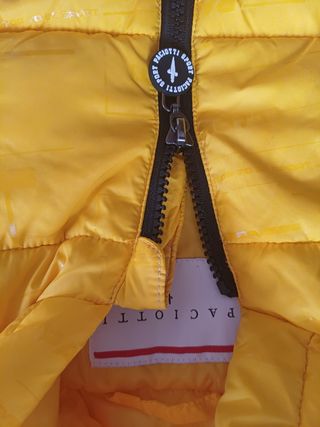 Piumino Paciotti unisex giallo