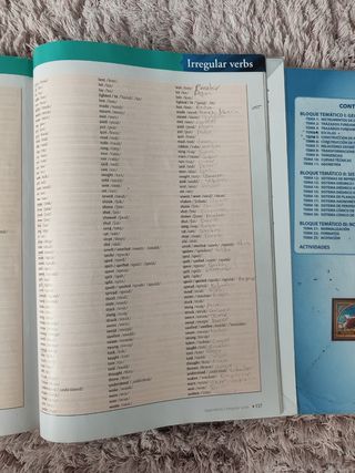 Libros 1° bachillerato (inglés y dibujo técnico)