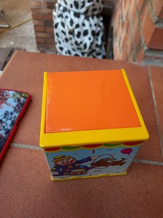 Caja  payaso vintage