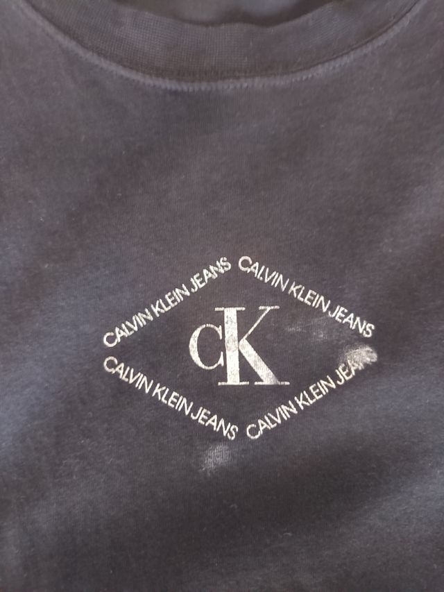 Maglia Calvin Klein nera usata