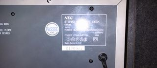 Cadena de Música NEC Vintage