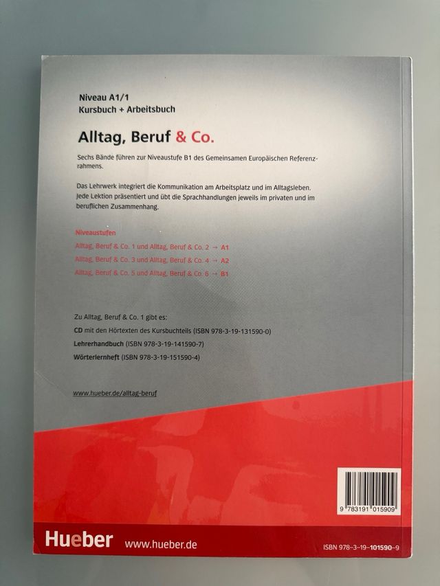 libro de alemán A1. EOI.   Alltag beruf & co