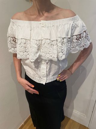 Top blanco Flavio Castellani