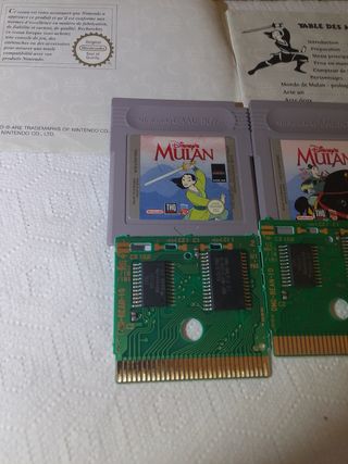 Juego Mulan Game Boy