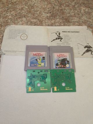Juego Mulan Game Boy