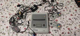 SNES + 5 juegos
