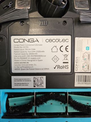 Robot aspirador Cecotec Conga Flash