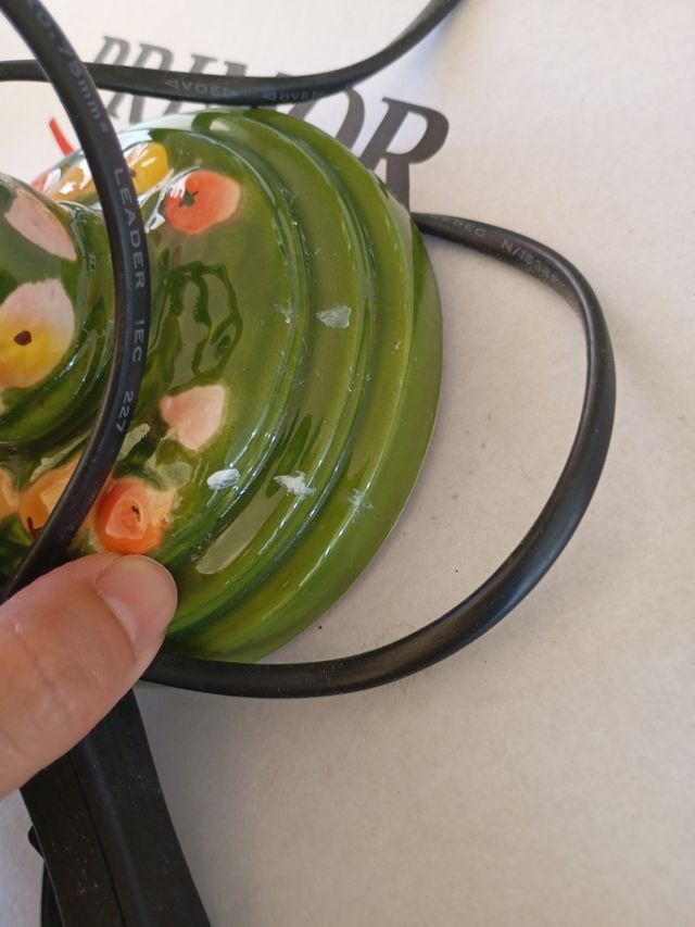 Lampada in ceramica vintage di qualità Che cosa è