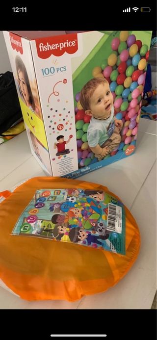 Fisher-Price: 100 pelotas+piscina