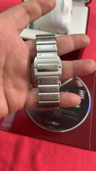 Cartier santos 100 XL en su caja y con sus papeles