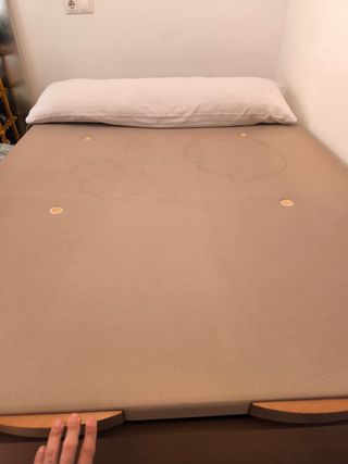 Arcón cama madera marrón