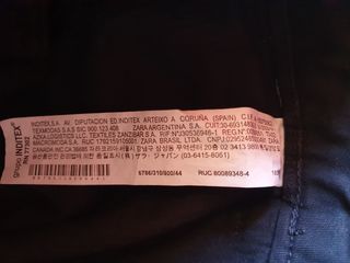 Pantalones Zara negros hombre