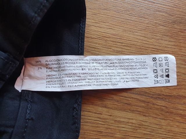 Pantalones Zara negros hombre