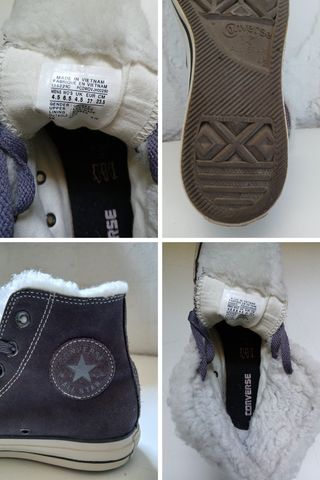 Converse All Star size 37 in pelle