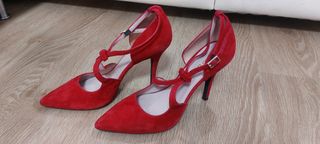 Zapatos Lodi fiesta rojos