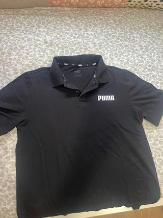 Polo Puma negro - Talla M