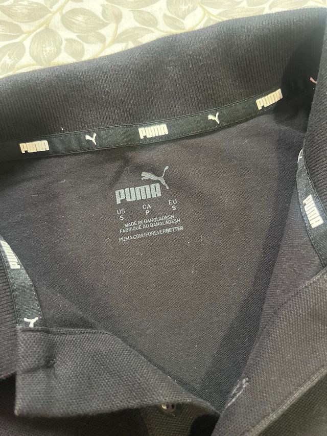 Polo Puma negro - Talla M