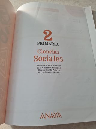 Ciencia sociales 2 primaria