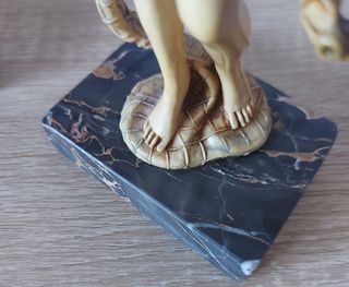 2 Figuras Pesca China Vintage