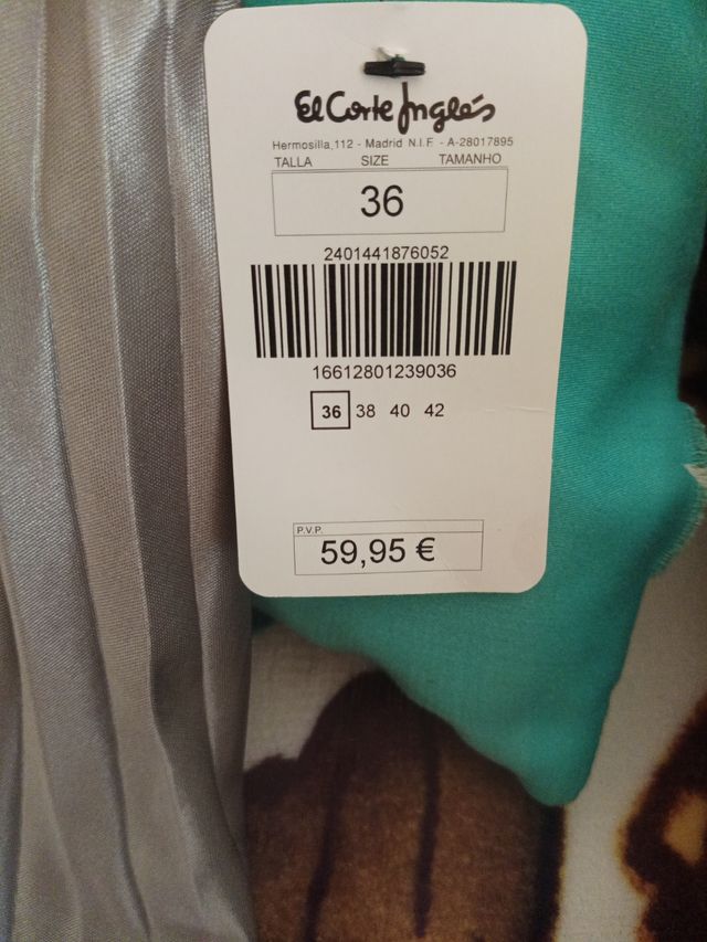 Dos vestidos fiesta plata Talla S. NUEVOS!!!