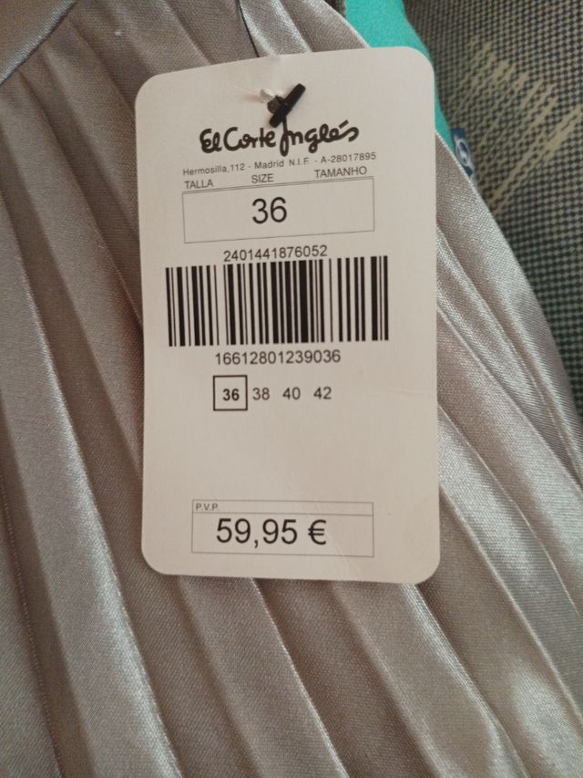 Dos vestidos fiesta plata Talla S. NUEVOS!!!