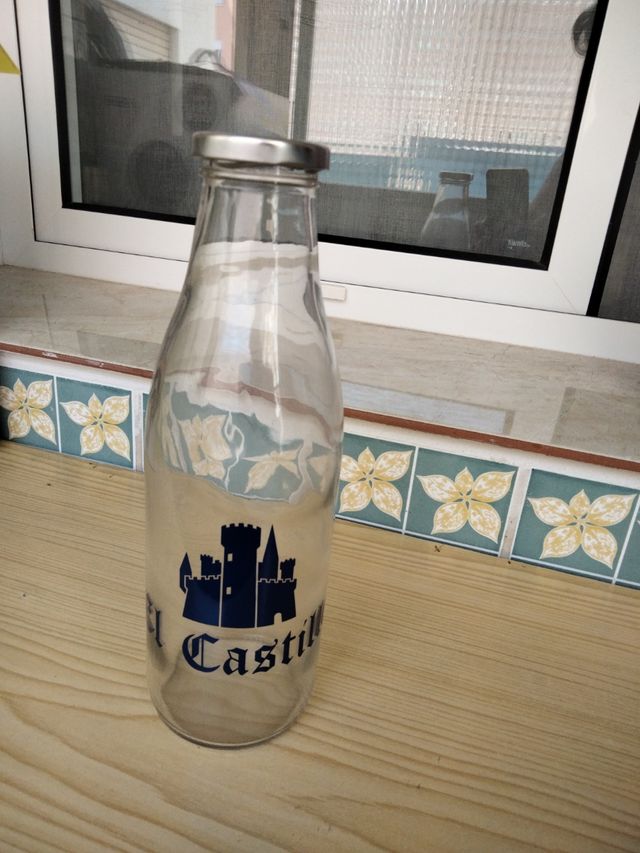 Botella cristal vintage El Castillo