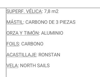 UFO - Barco Vela Ligero con Foil