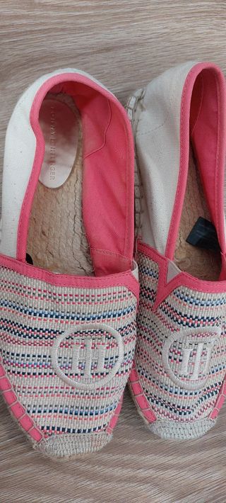 Espardeñas Tommy Hilfiger - Blancas y Rosas