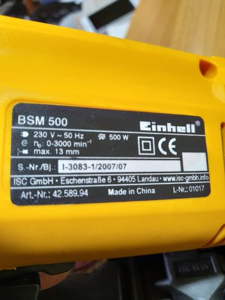 TRAPANO EINHELL MOD. BSM 500 NUOVO 
