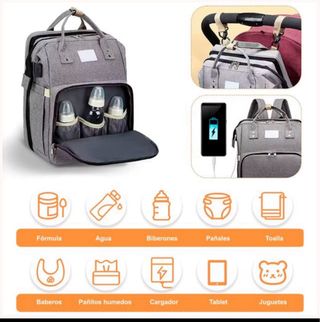 Mochila bolso pañalera para carro de Bebé