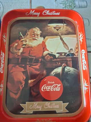 Vassoio Coca-Cola Natale Vintage