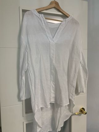 Camisa lino blanca - Talla única