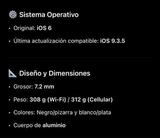 2 iPad Mini - negros 32Gb/64Gb
