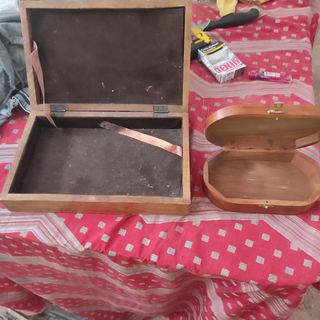 Joyero madera tallada - Dorado