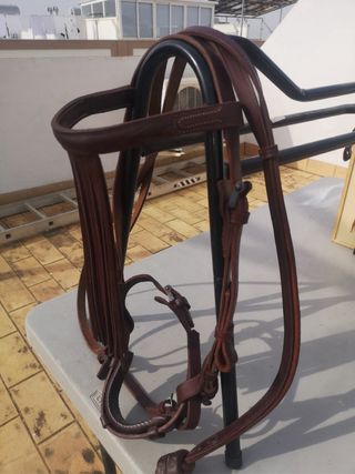 Cabezal cuero caballo