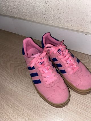 Zapatillas Adidas Gazelle Rosa y Azul