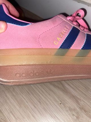 Zapatillas Adidas Gazelle Rosa y Azul