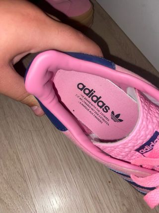 Zapatillas Adidas Gazelle Rosa y Azul