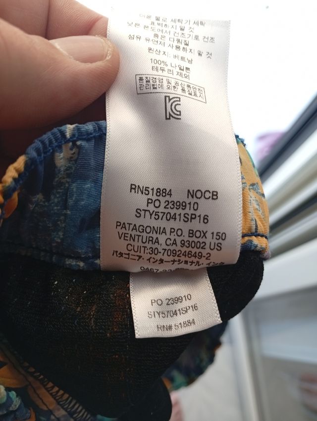 Shorts Patagonia multicolor donna