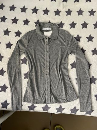 2 Camisetas Mango con etiquetas - Gris & Verde