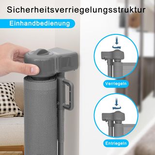 Barrera Retráctil Seguridad 0-150cm