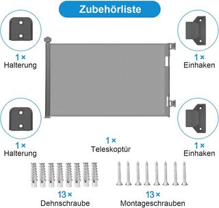Barrera Retráctil Seguridad 0-150cm