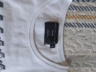 Philipp Plein camiseta blanca calavera