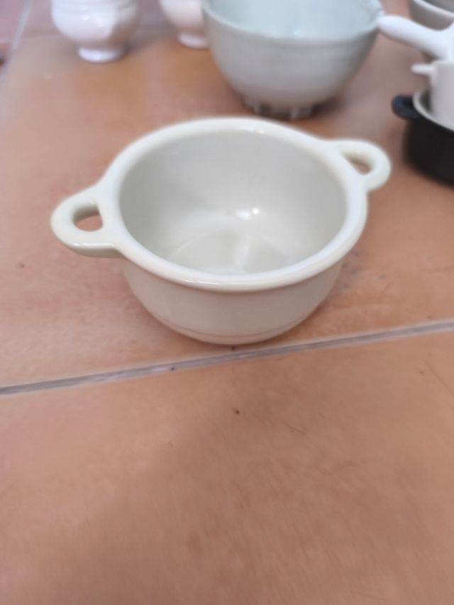 Pezzi di porcellana + porta-tovaglioli