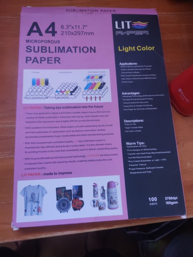 Plancha tazas sublimación e impresora Epson