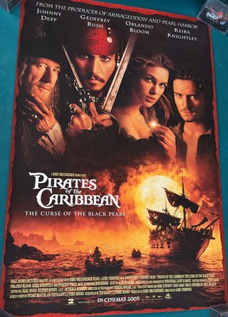 Poster original Piratas del Caribe - Edición USA
