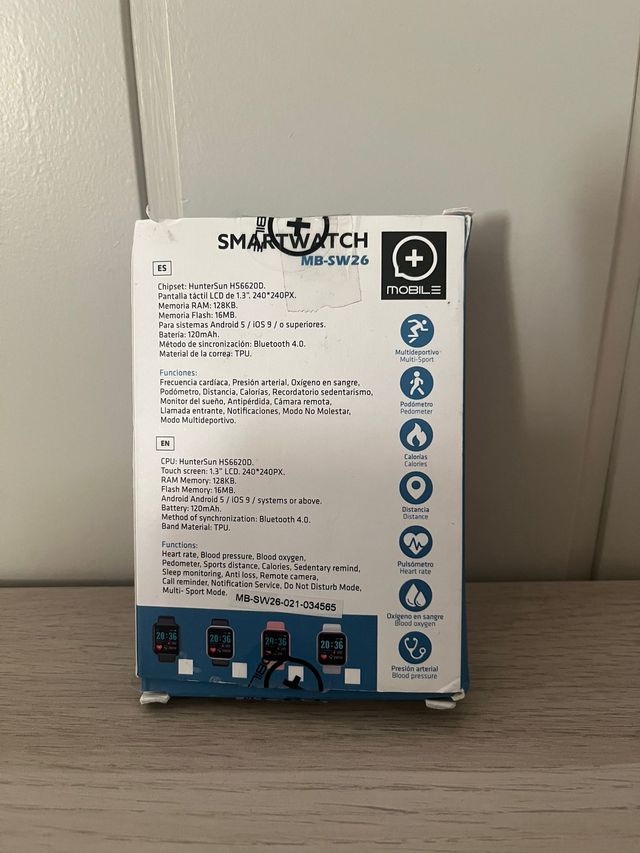 Smartwatch MB-SW26 - Reloj Inteligente