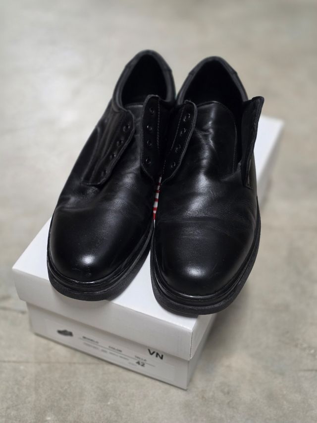 Zapatos Piel Napa Negro - Talla 42