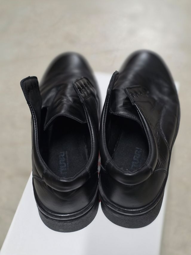 Zapatos Piel Napa Negro - Talla 42